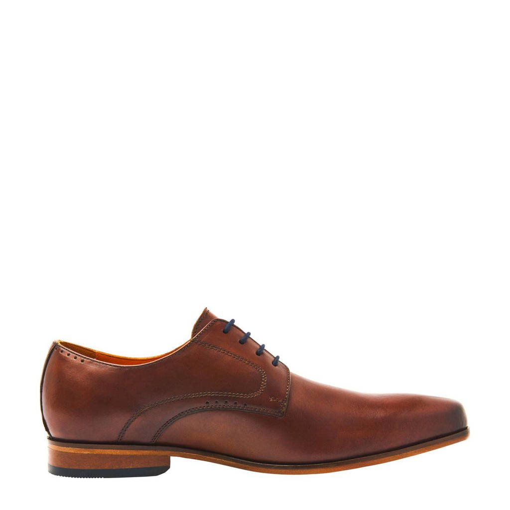 Rhodes Nette Schoenen Van Lier Rhodes Leren Veterschoenen Cognac