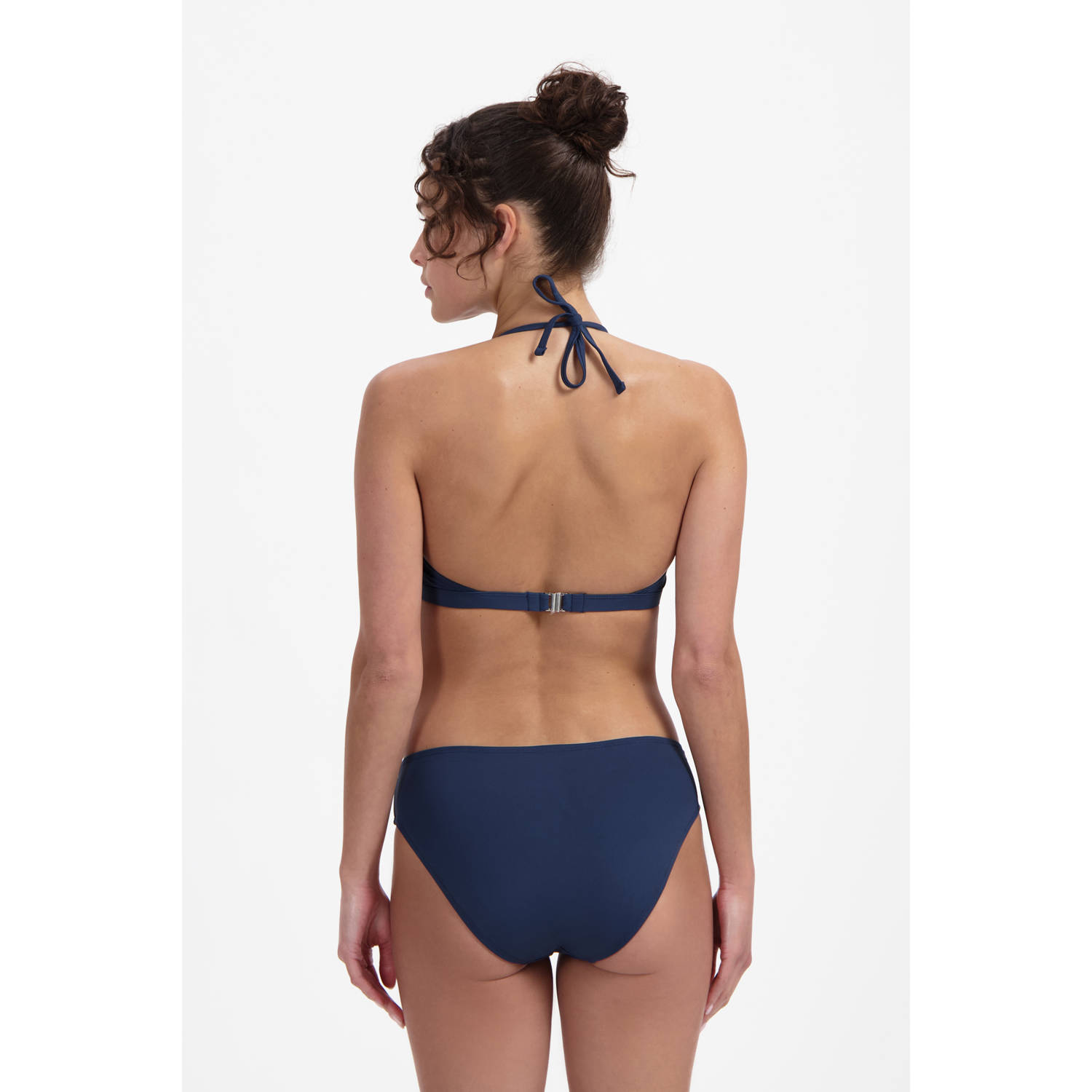 Beachlife voorgevormde halter bikinitop donkerblauw