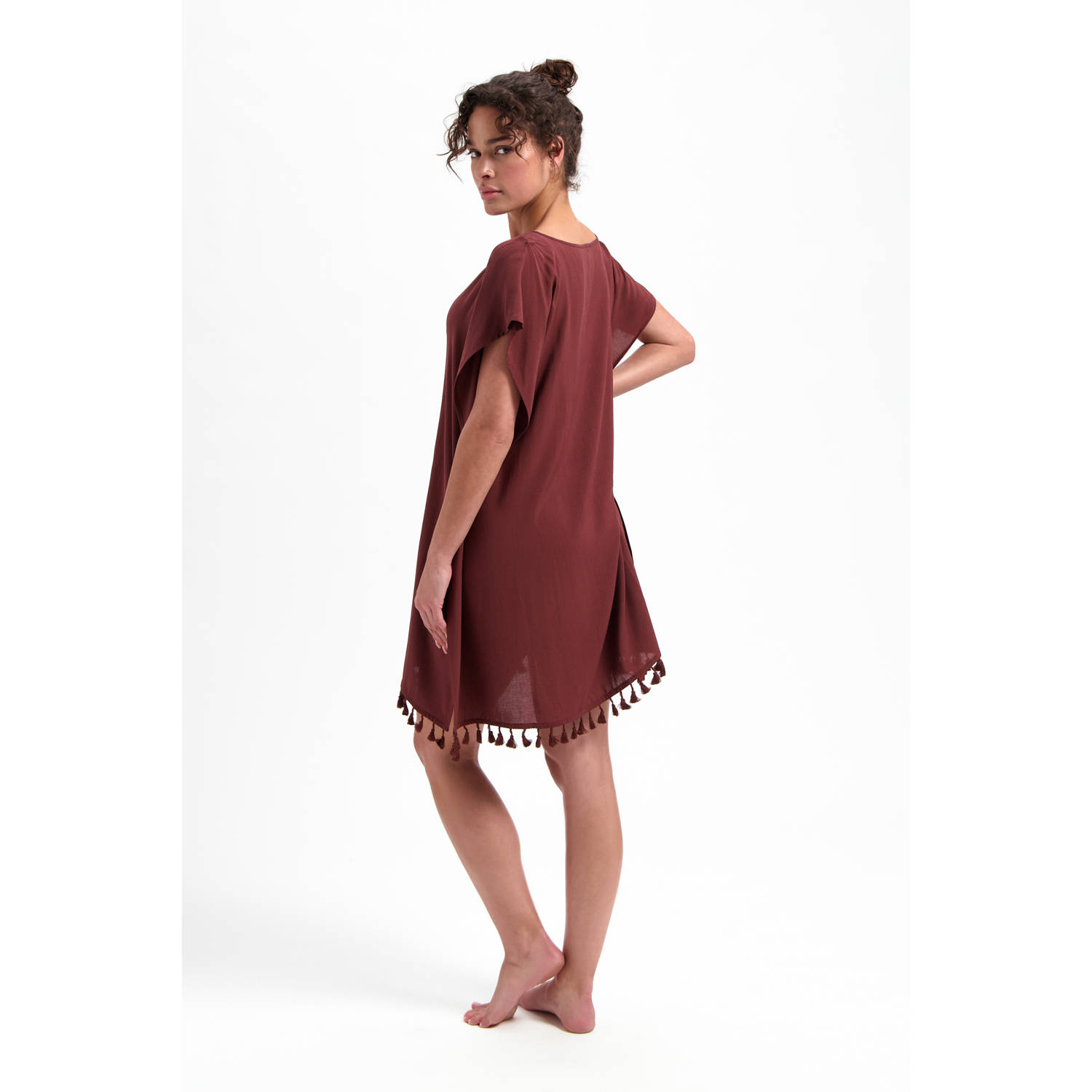 Beachlife strandtuniek bruin