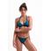 Beachlife voorgevormde halter bikinitop petrol