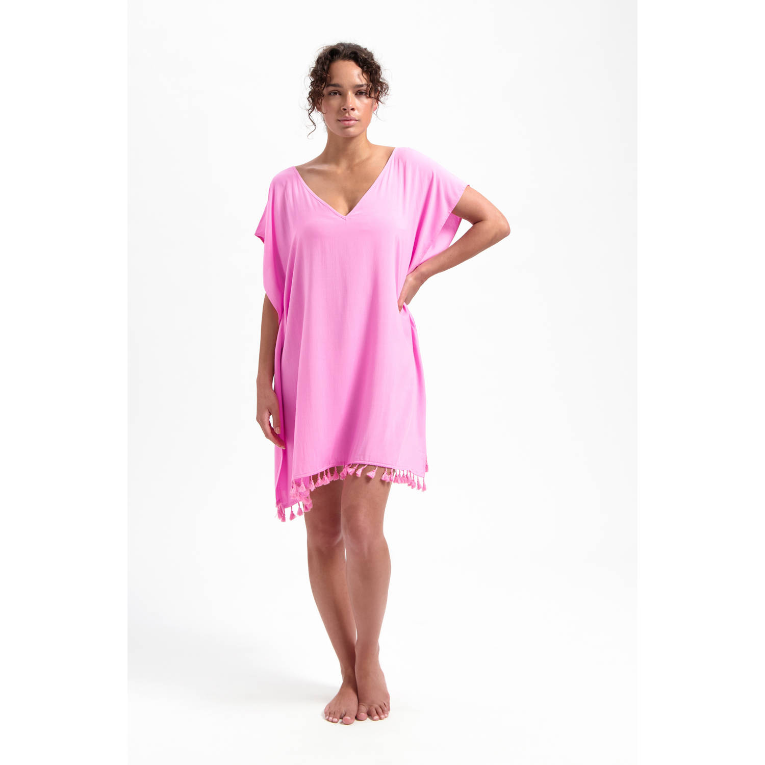 Beachlife strandtuniek roze