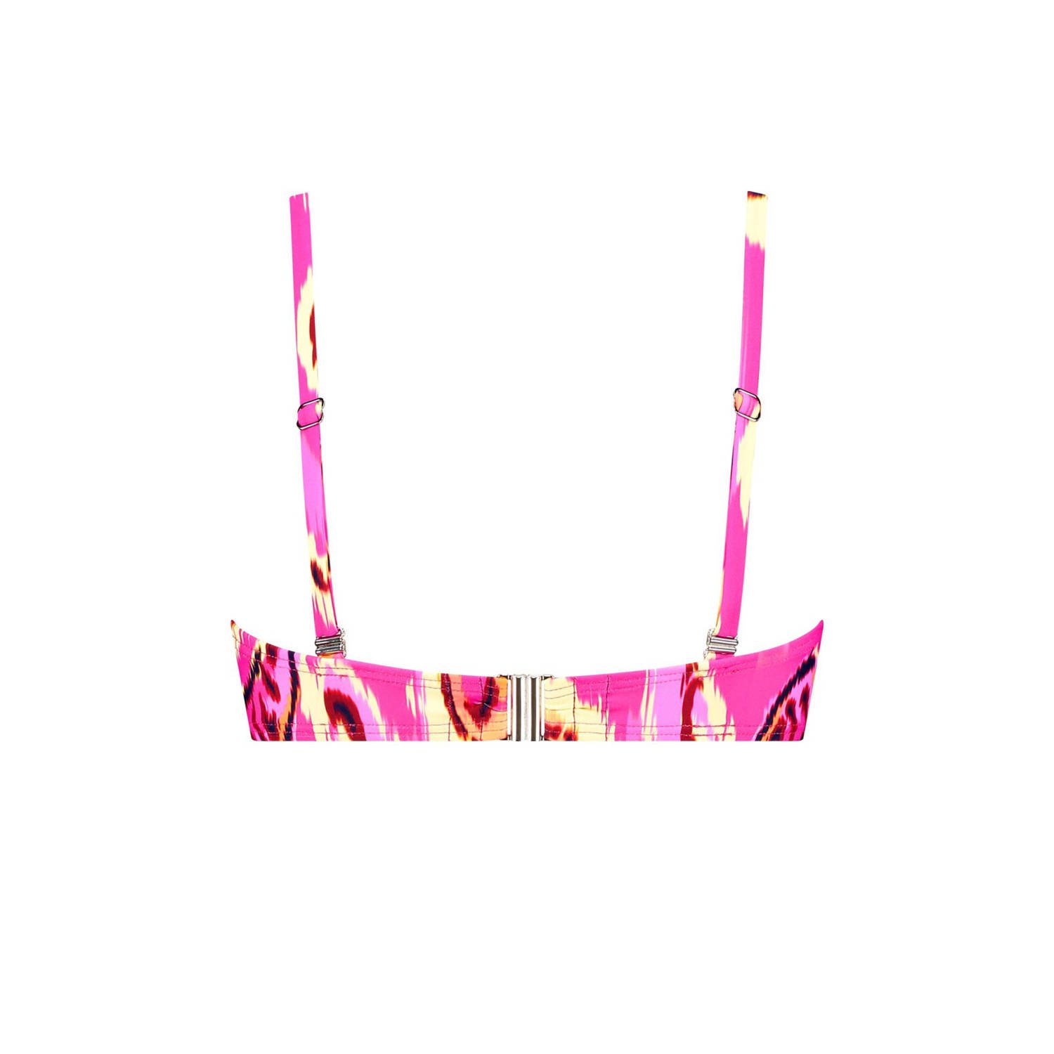 Cyell voorgevormde strapless bandeau bikinitop roze beige