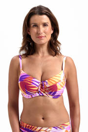 thumbnail: Cyell niet-voorgevormde beugel bikinitop oranje/paars/roze