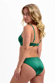 thumbnail: Cyell voorgevormde strapless bandeau bikinitop groen