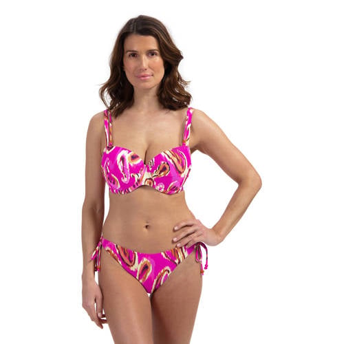 Cyell voorgevormde beugel bikinitop roze/beige afbeelding