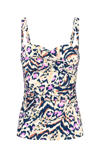 Zand/donkerblauw/roze