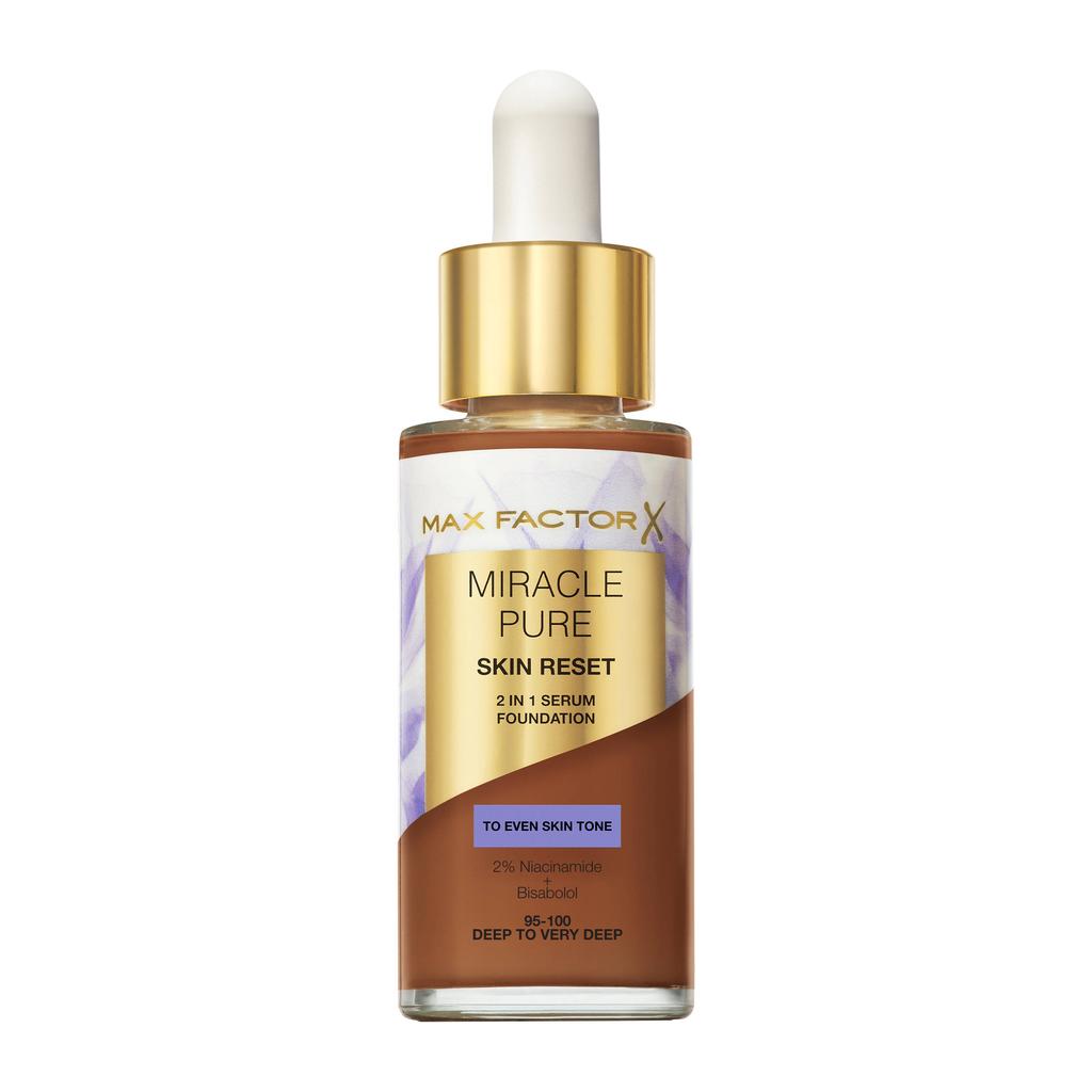 Max Factor Miracle Pure Skin Reset 2-in-1 Serum foundation - 95-100 Deep to Very Deep