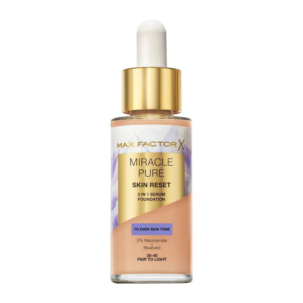 Max Factor Miracle Pure Skin Reset 2-in-1 Serum foundation - 30-40 Fair to Light