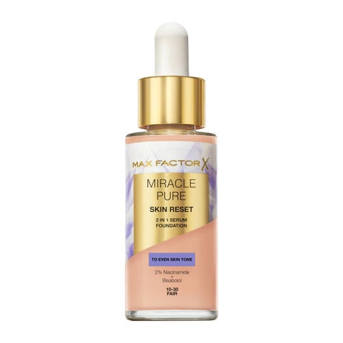 Wehkamp Max Factor Miracle Pure Skin Reset 2-in-1 Serum foundation - 10-30 Fair aanbieding