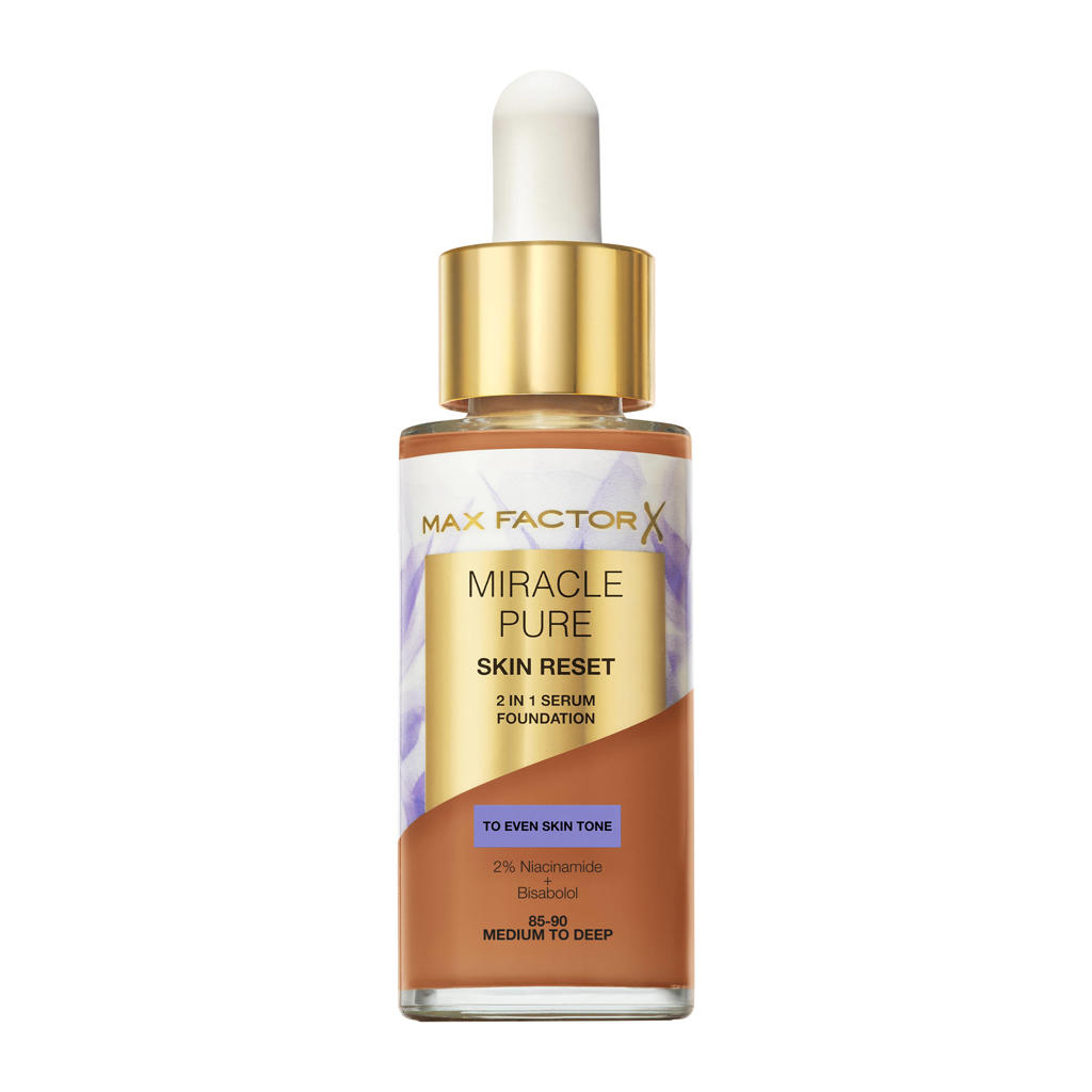 Max Factor Miracle Pure Skin Reset 2-in-1 Serum foundation - 85-90 Medium to Deep