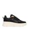 Poelman Jana chunky leren sneakers zwart