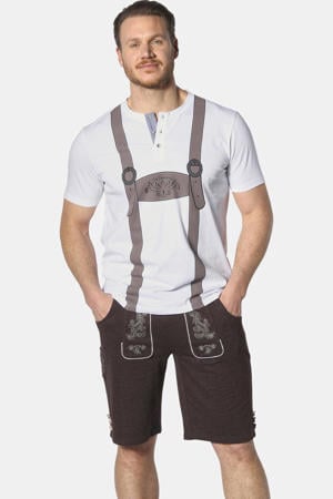 T-shirt KELBY Plus Size met printopdruk wit