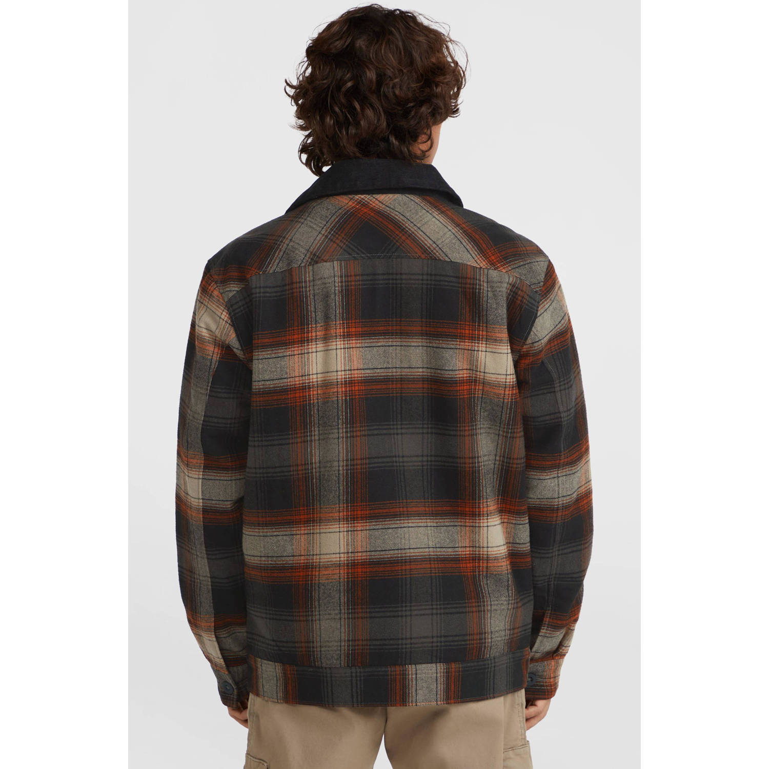 O'Neill geruit flanellen overshirt bruin