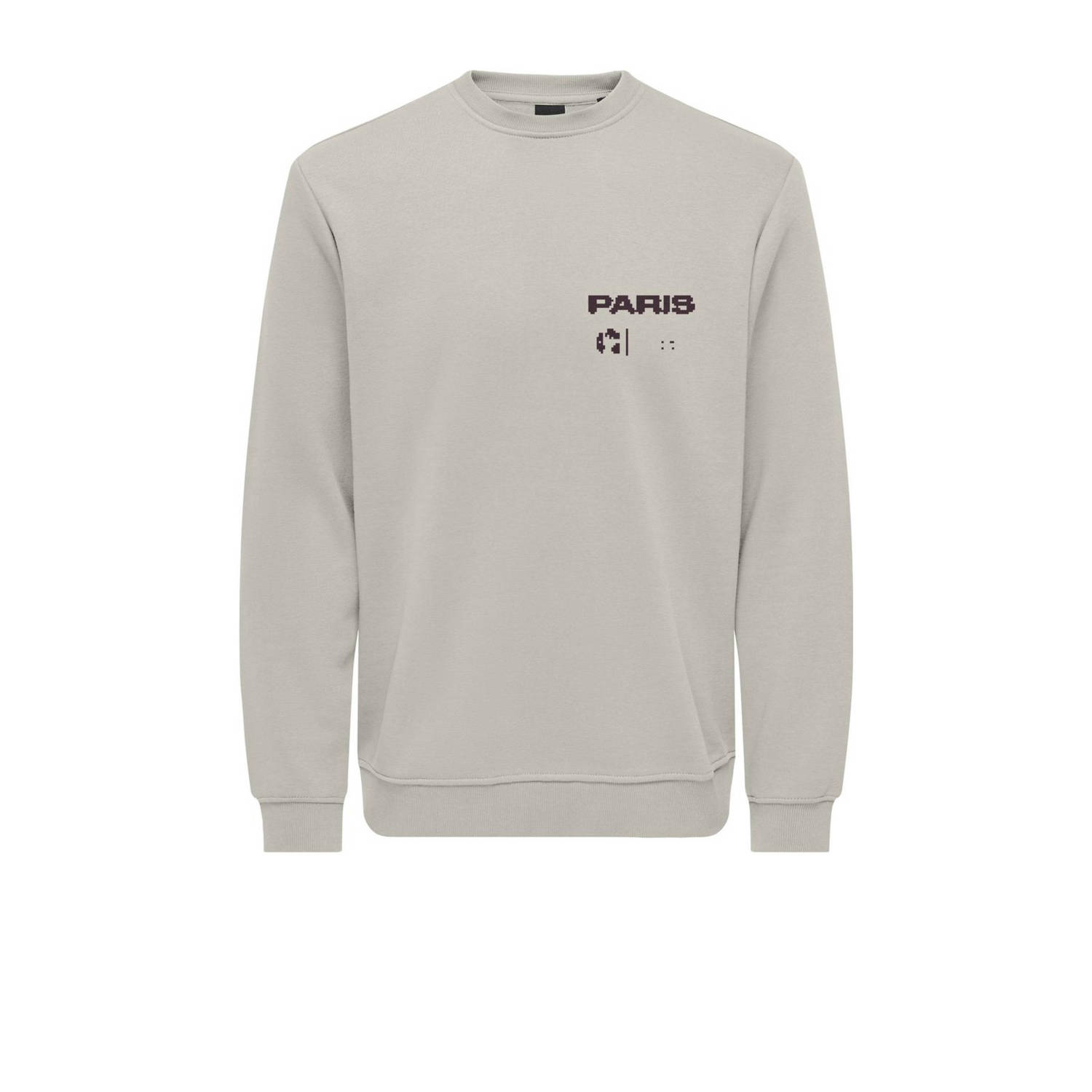 ONLY & SONS sweater grijs