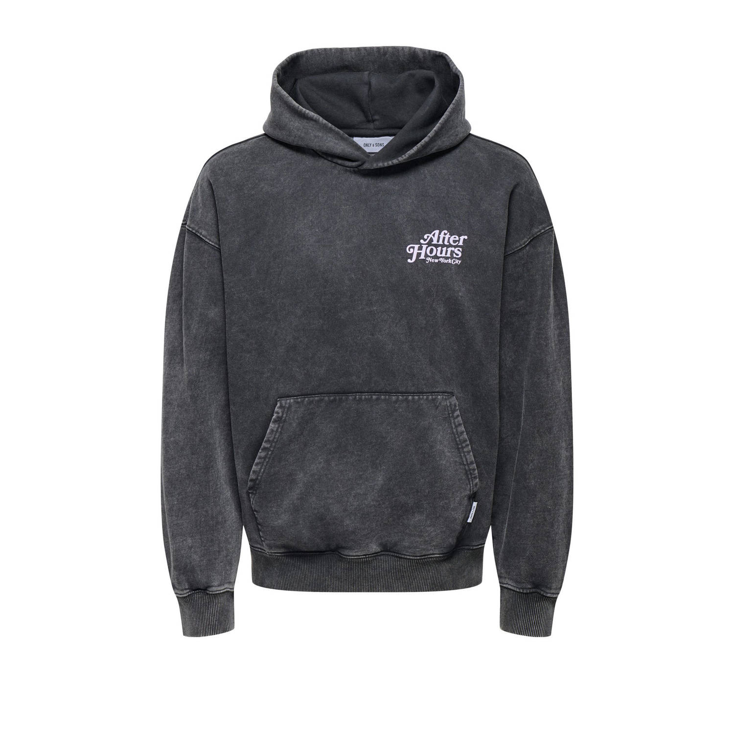 ONLY & SONS hoodie zwart