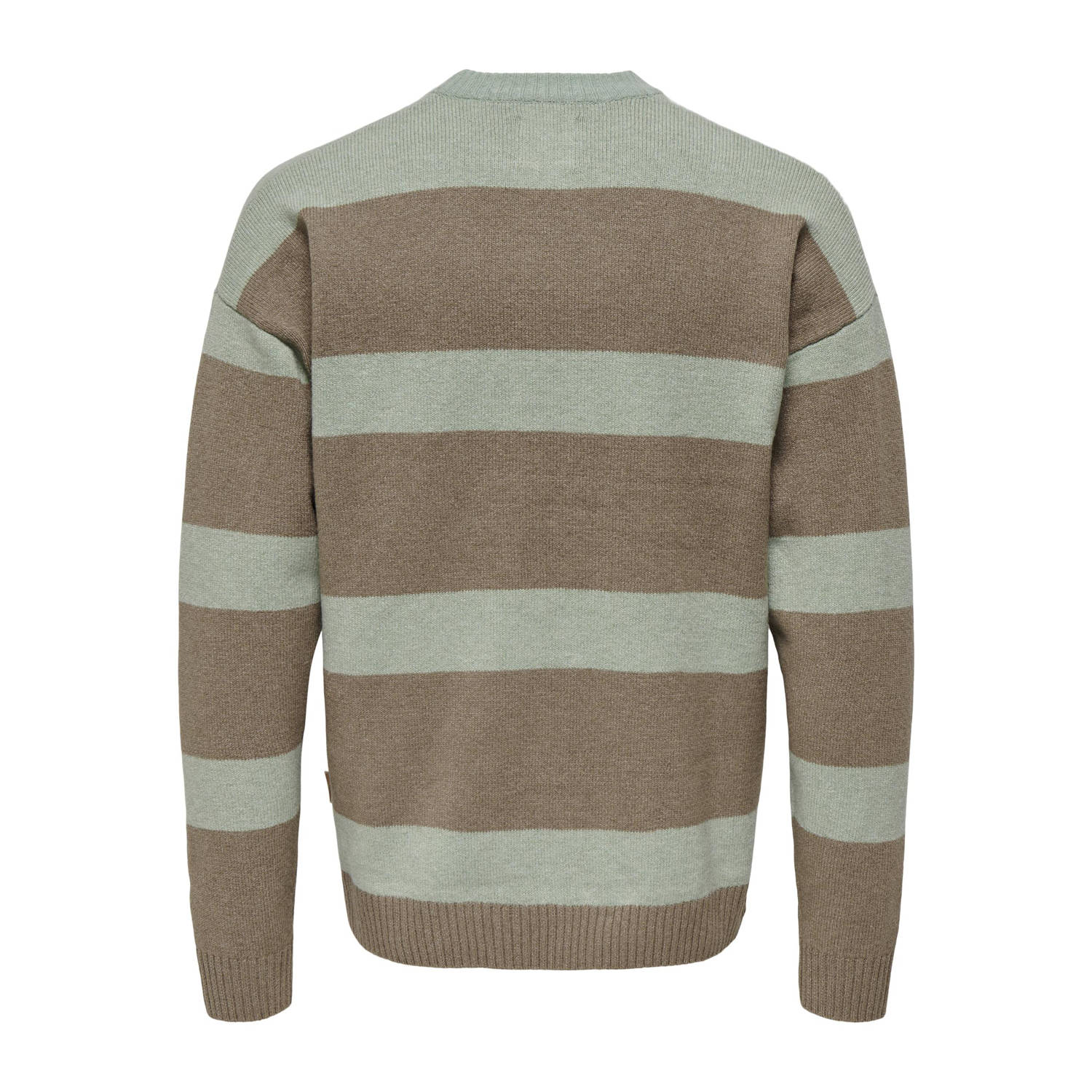 ONLY & SONS gebreide trui bruin