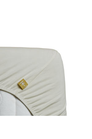 premium jersey stretch hoeslaken - gebroken wit
