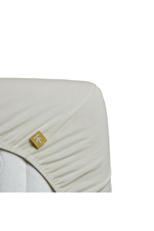 premium jersey stretch hoeslaken - gebroken wit