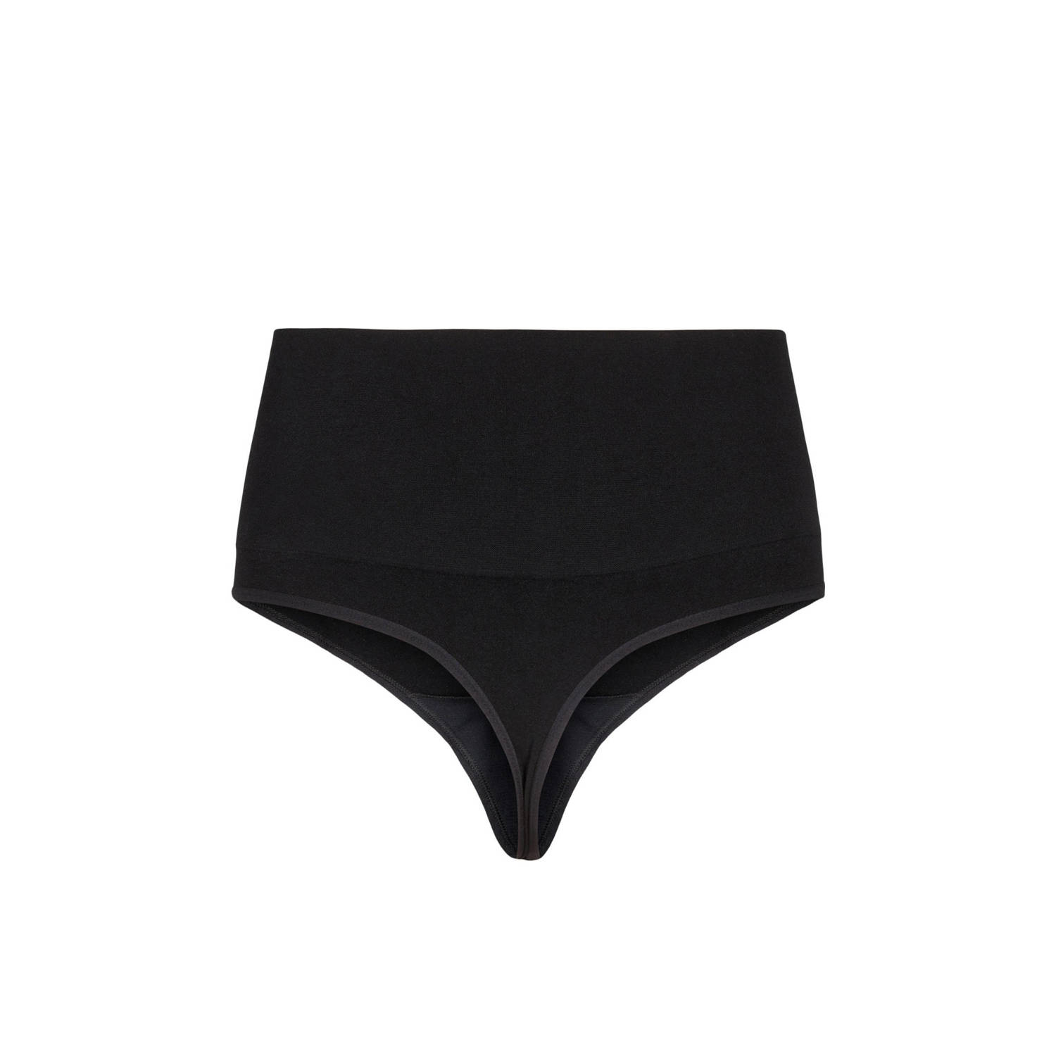 Zizzi high waist string LINKA zwart