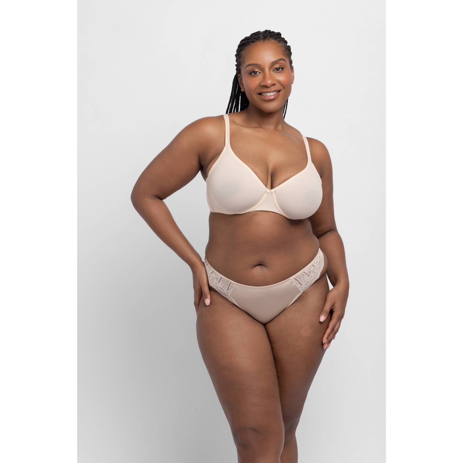 Dorina Curve niet-voorgevormde beugelbh Noa beige