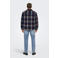 ONLY & SONS geruite jas ONSGIO donkerblauw