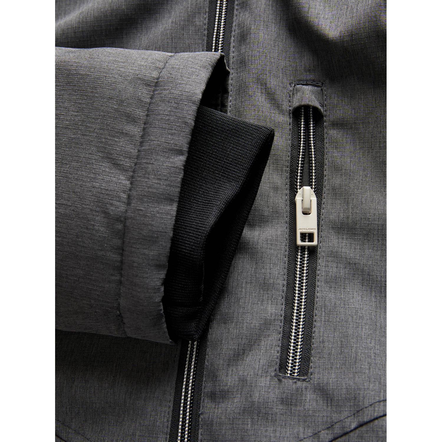 JACK & JONES CORE gewatteerde jas JCOLAND grijs