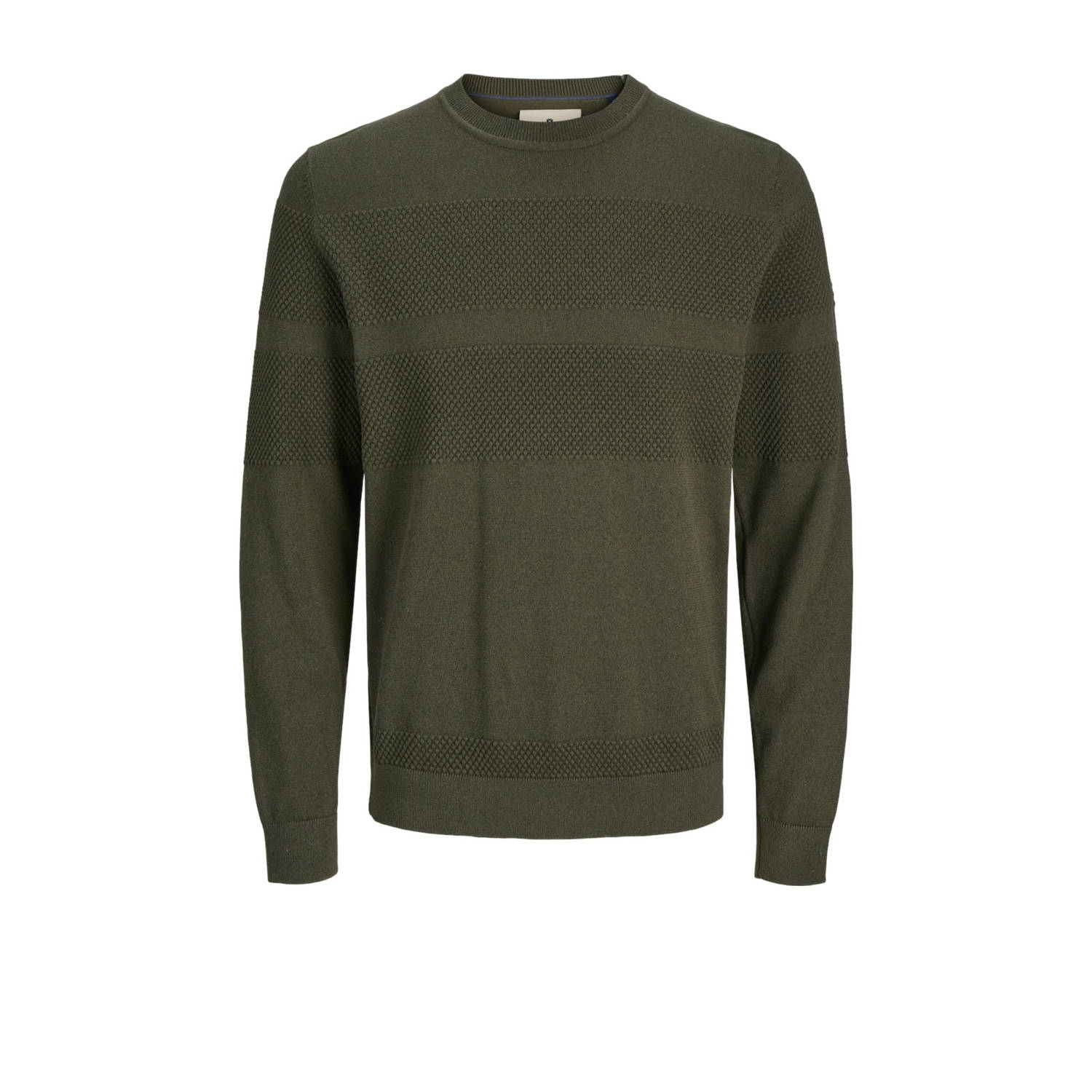 JACK & JONES PREMIUM gebreide trui JPRBLUNOAH donkergroen