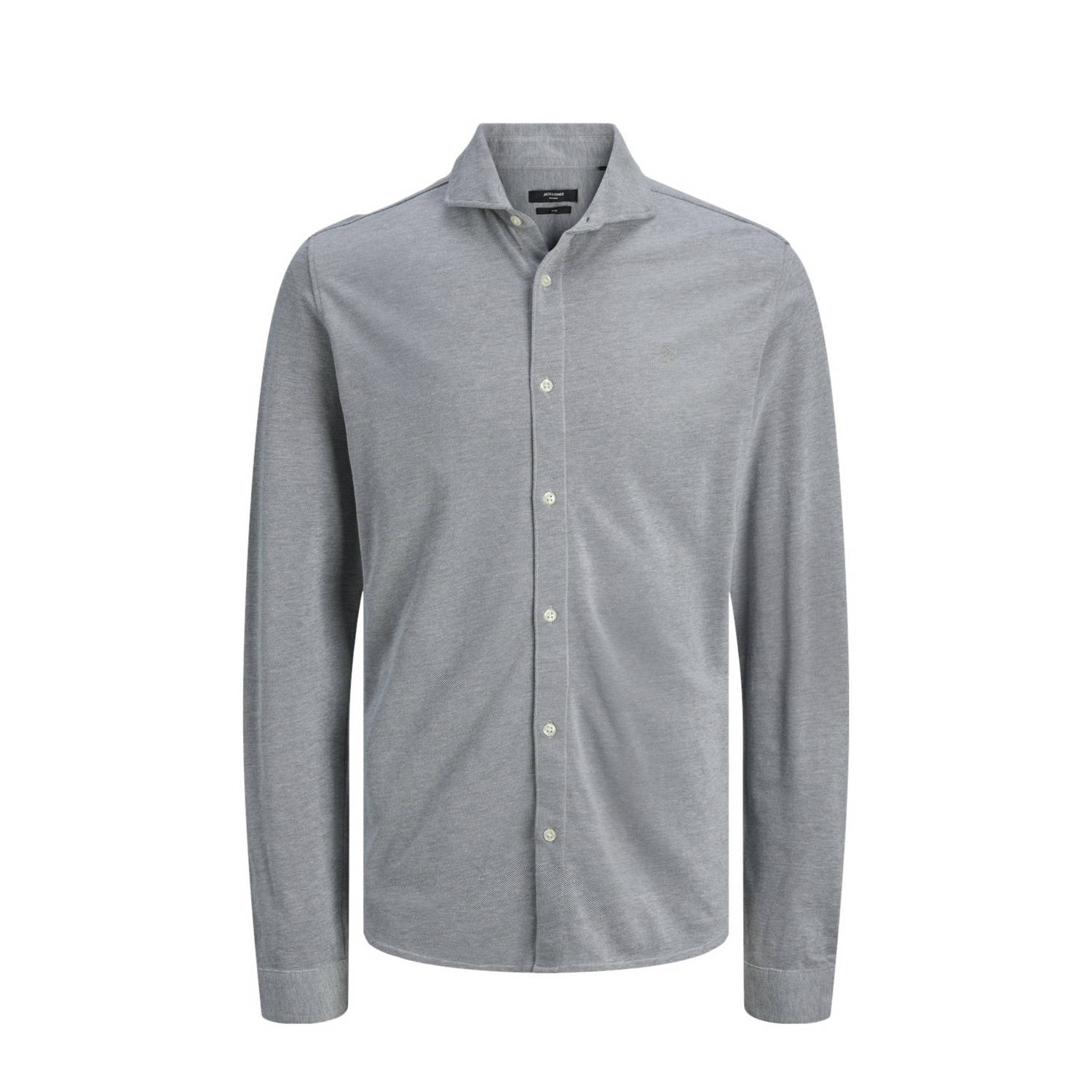JACK & JONES PREMIUM overhemd JPRBLALANCE lichtgrijs