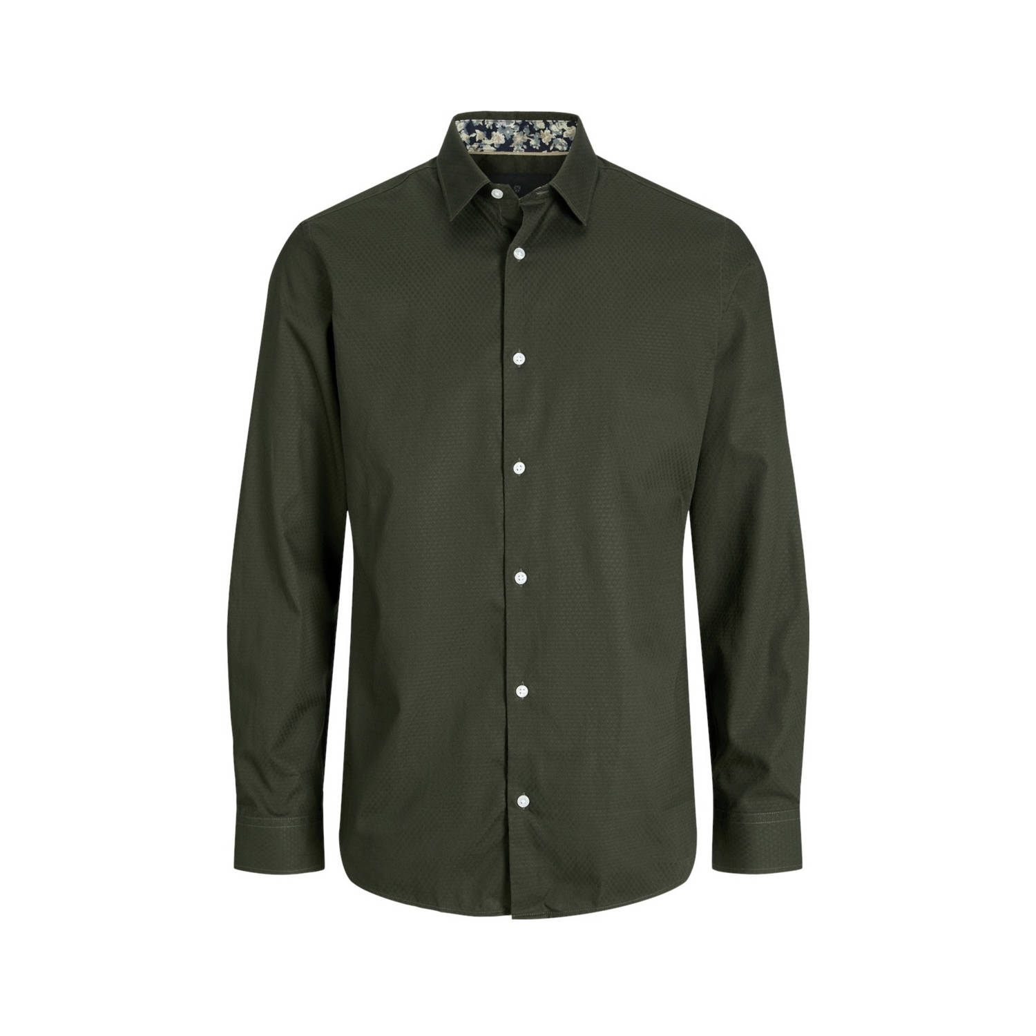 JACK & JONES PREMIUM overhemd JPRBLALEEDS met all over print