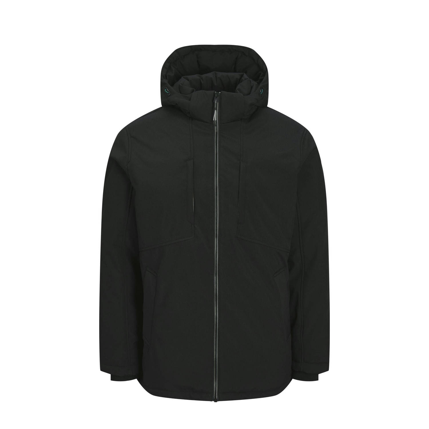 Jack & jones Zwarte Parka Jas Freewear Black Heren