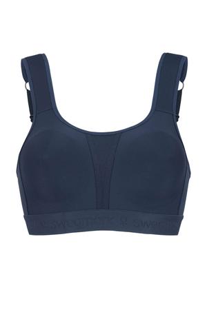 level 4 sportbh Kimberly Iconic donkerblauw