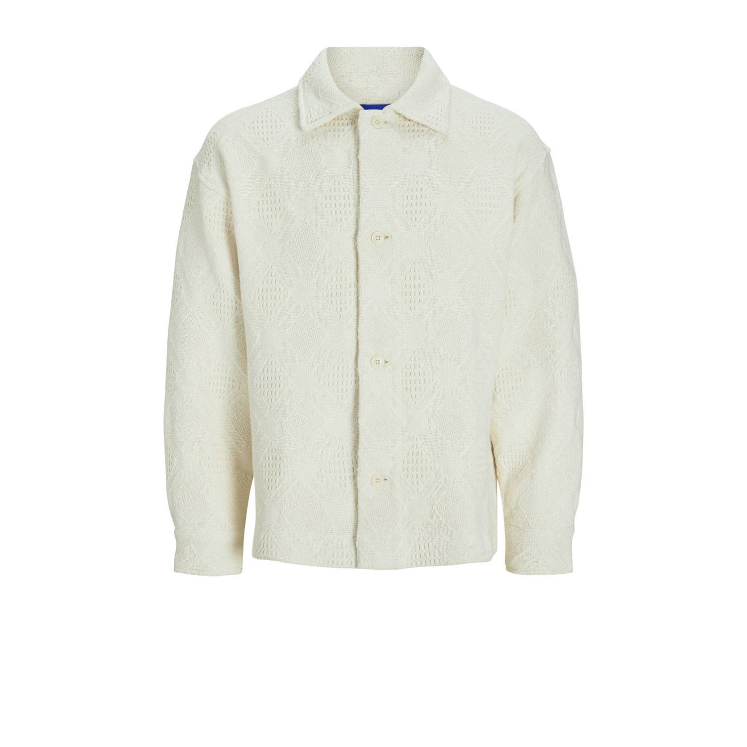 Jack & jones Regular fit vrijetijdsoverhemd met structuurmotief model 'GREENPOINT'