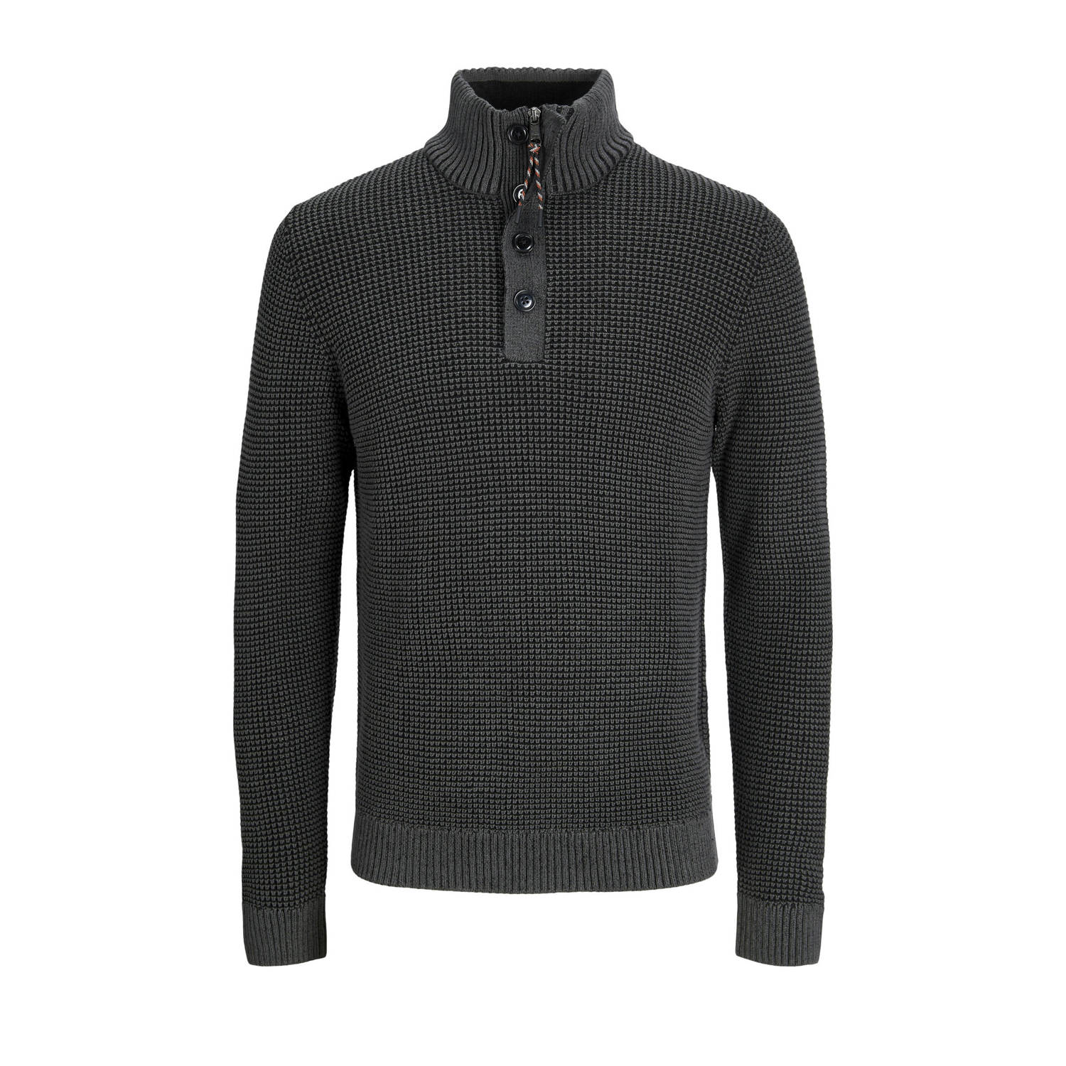 JACK & JONES PLUS SIZE gebreide trui zwart