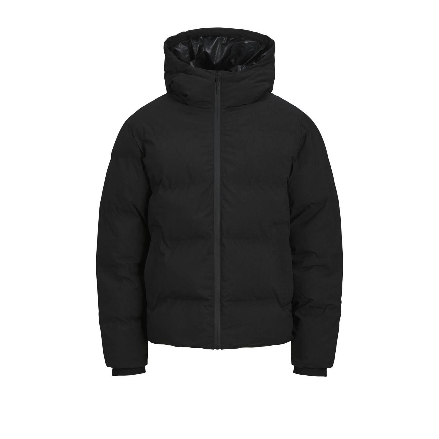 JACK & JONES PLUS SIZE gewatteerde jas JJPAYNE Plus Size zwart