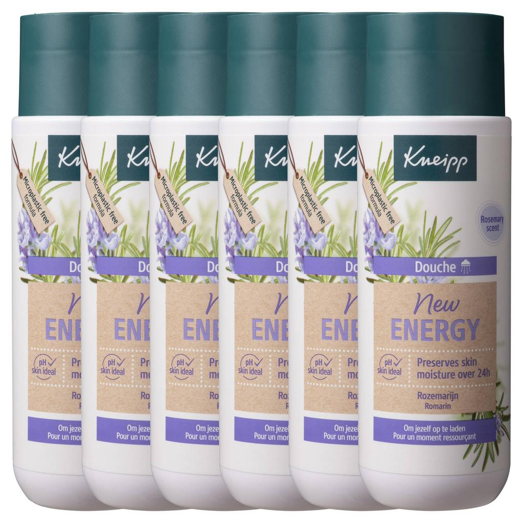 Kneipp New Energy douchegel 6 x 200ml