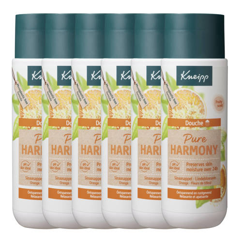 Wehkamp Kneipp Pure Harmony douchegel 6 x 200ml - voordeelverpakking aanbieding