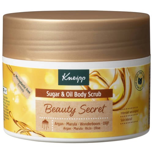 Wehkamp Kneipp Beauty Secret body scrub - 220 gram - sugar & oil aanbieding