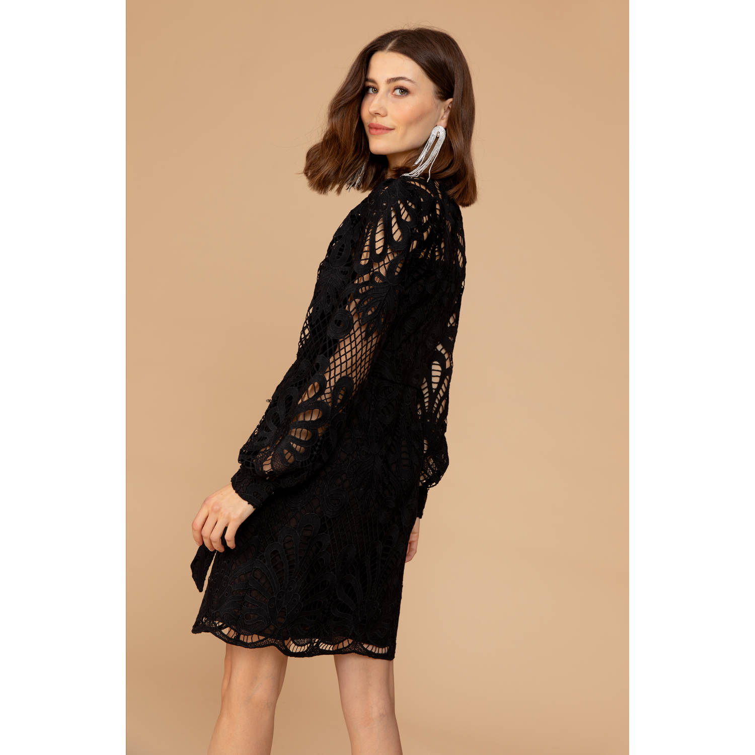 Freebird jurk Djenna zwart