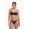 Cyell Design voorgevormde strapless bandeau bikinitop Femme Noir zwart