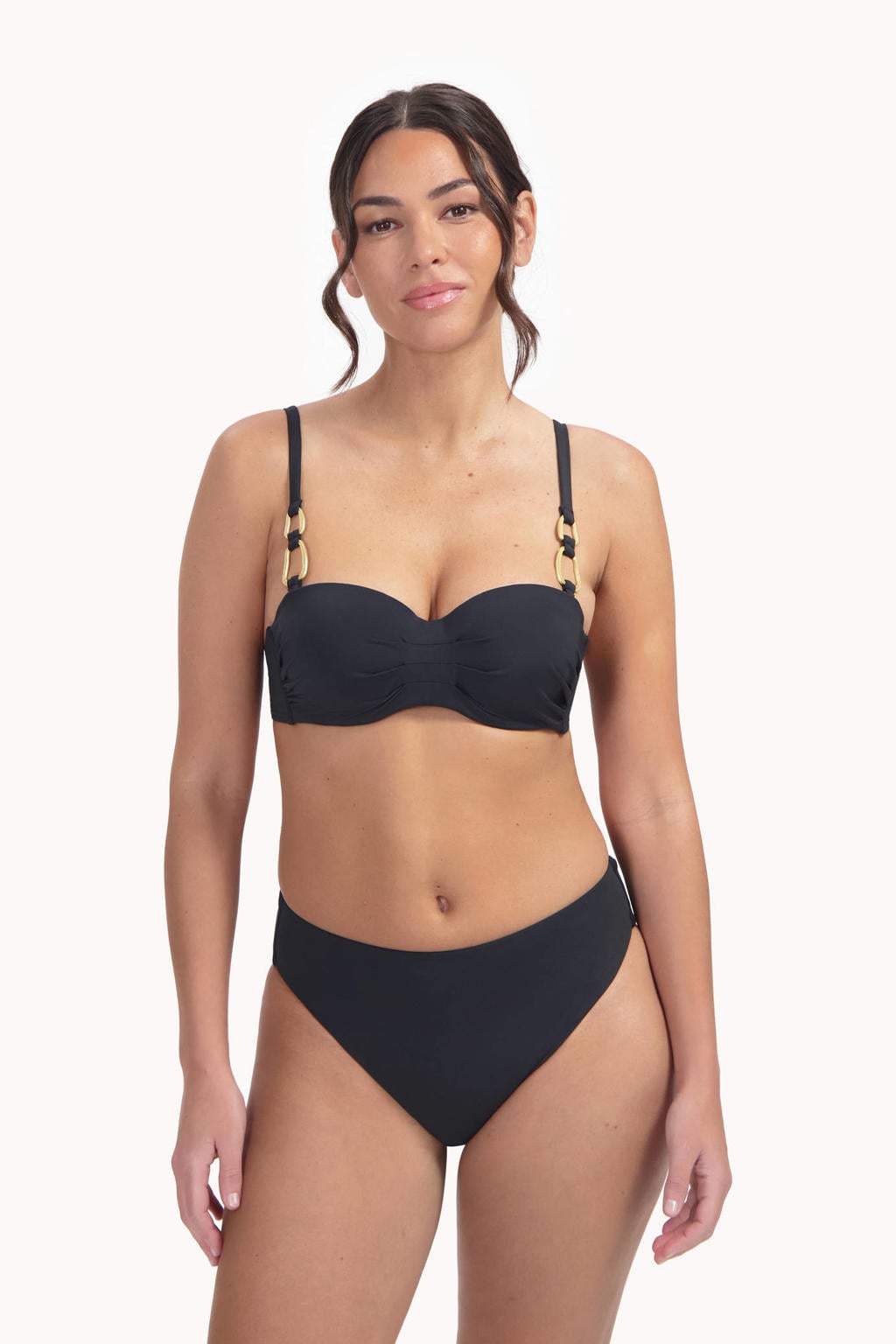 Cyell Design high waist bikinibroekje Femme Noir zwart
