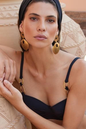 niet-voorgevormde beugel bikinitop Femme Noir zwart