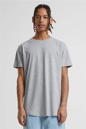 regular fit T-shirt grijs