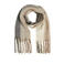 VILA sjaal met franjes VISEEMA grijs/beige