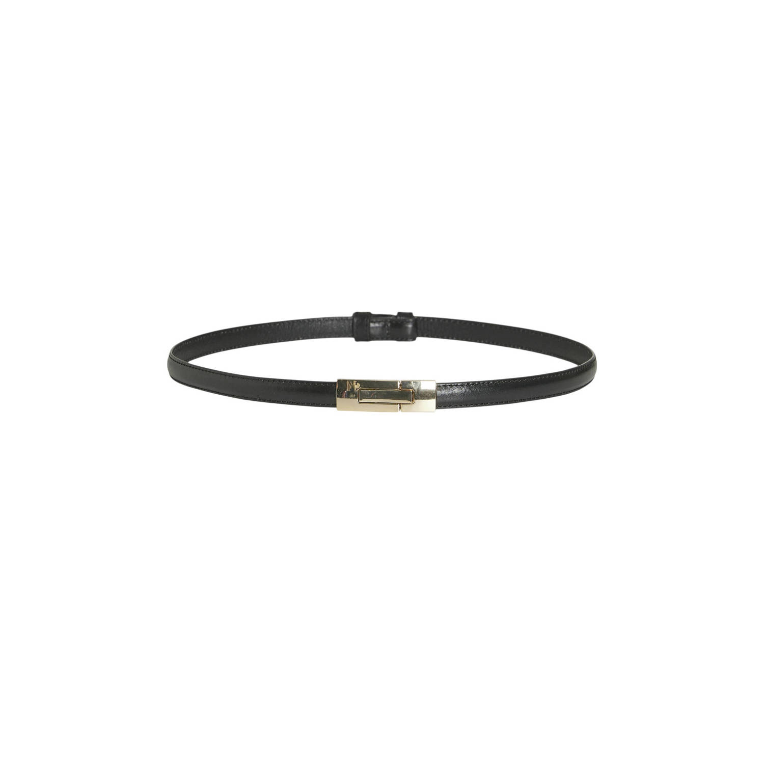 VILA leren riem VIKORI zwart