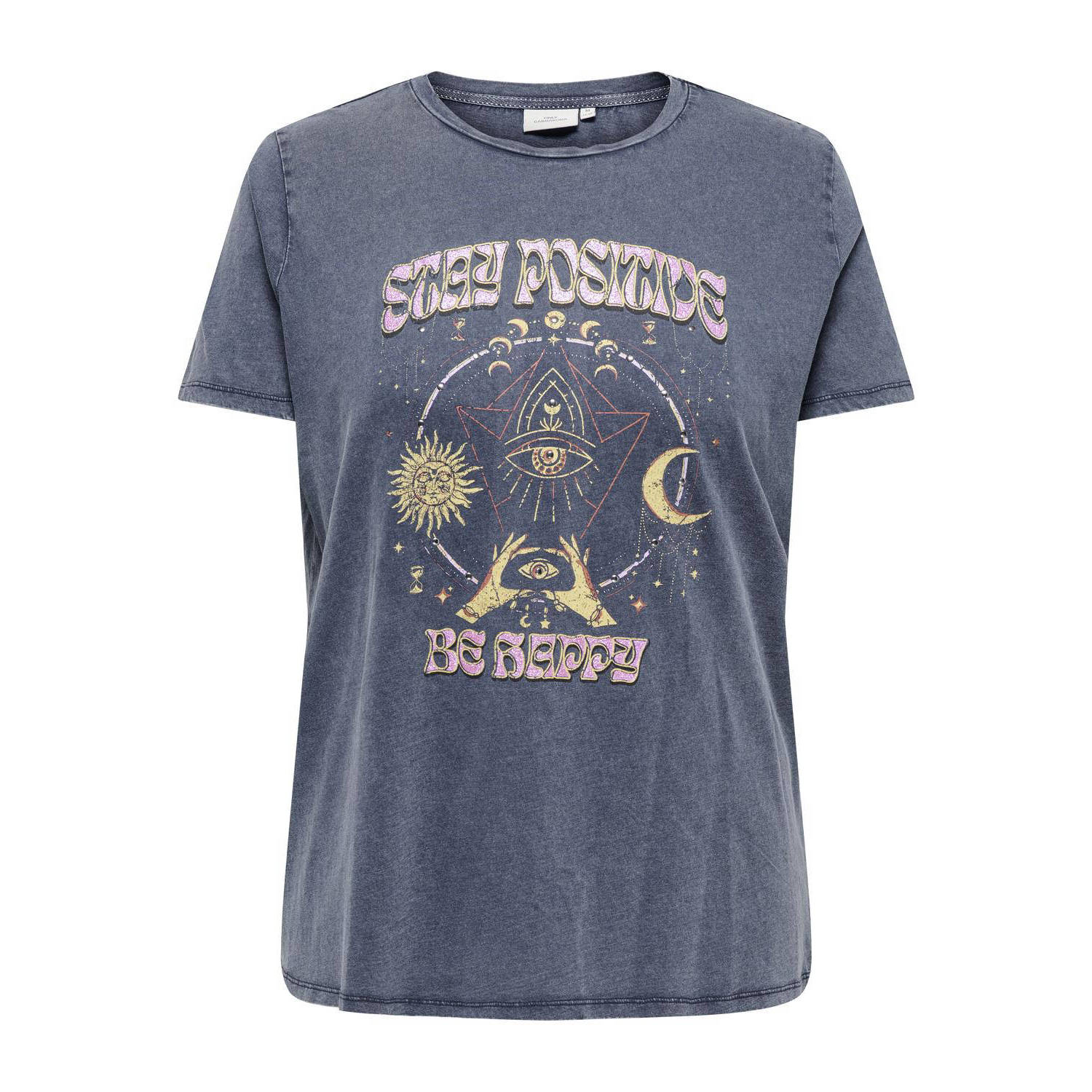 ONLY CARMAKOMA T-shirt met printopdruk