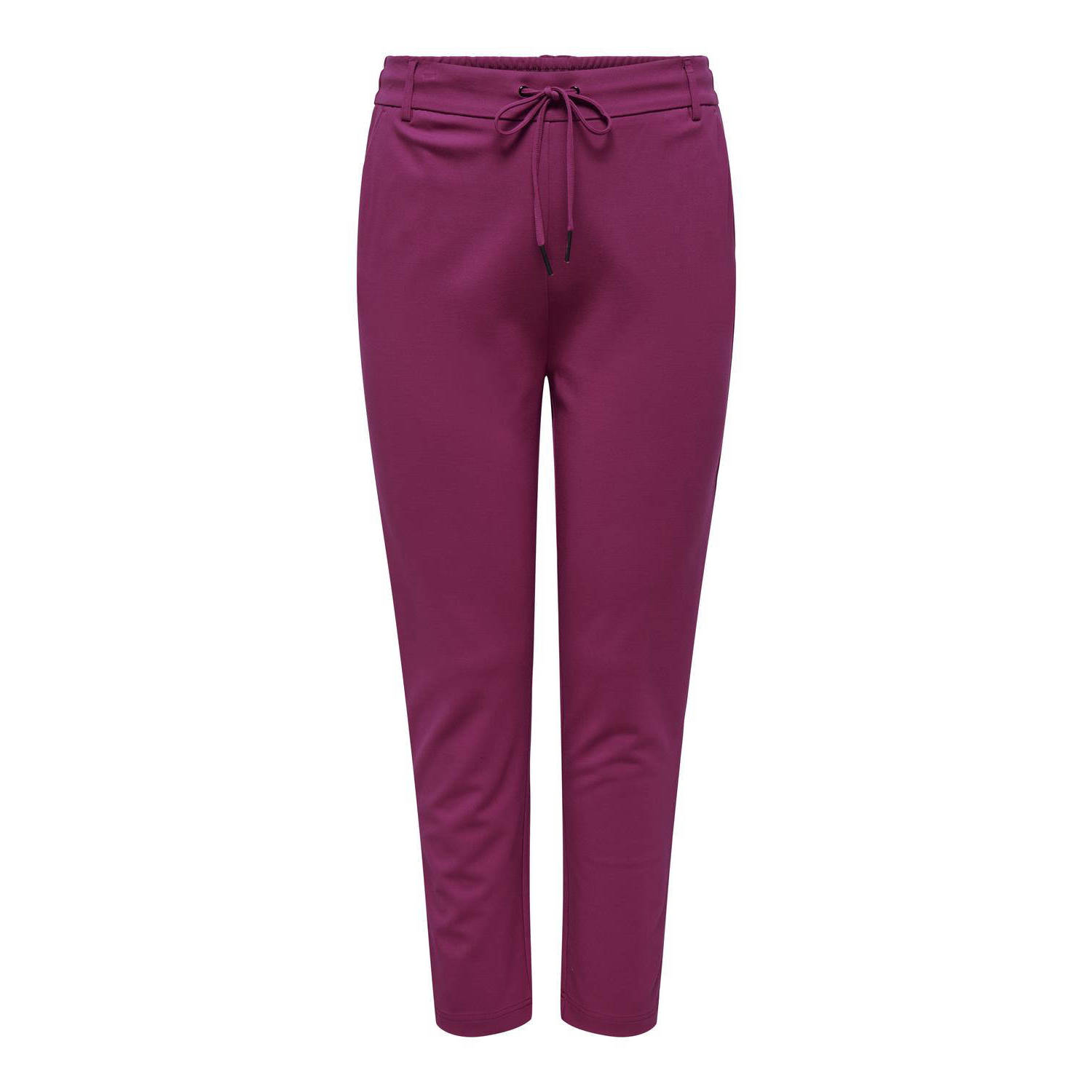 ONLY CARMAKOMA slim fit broek CARGOLDTRASH fuchsia