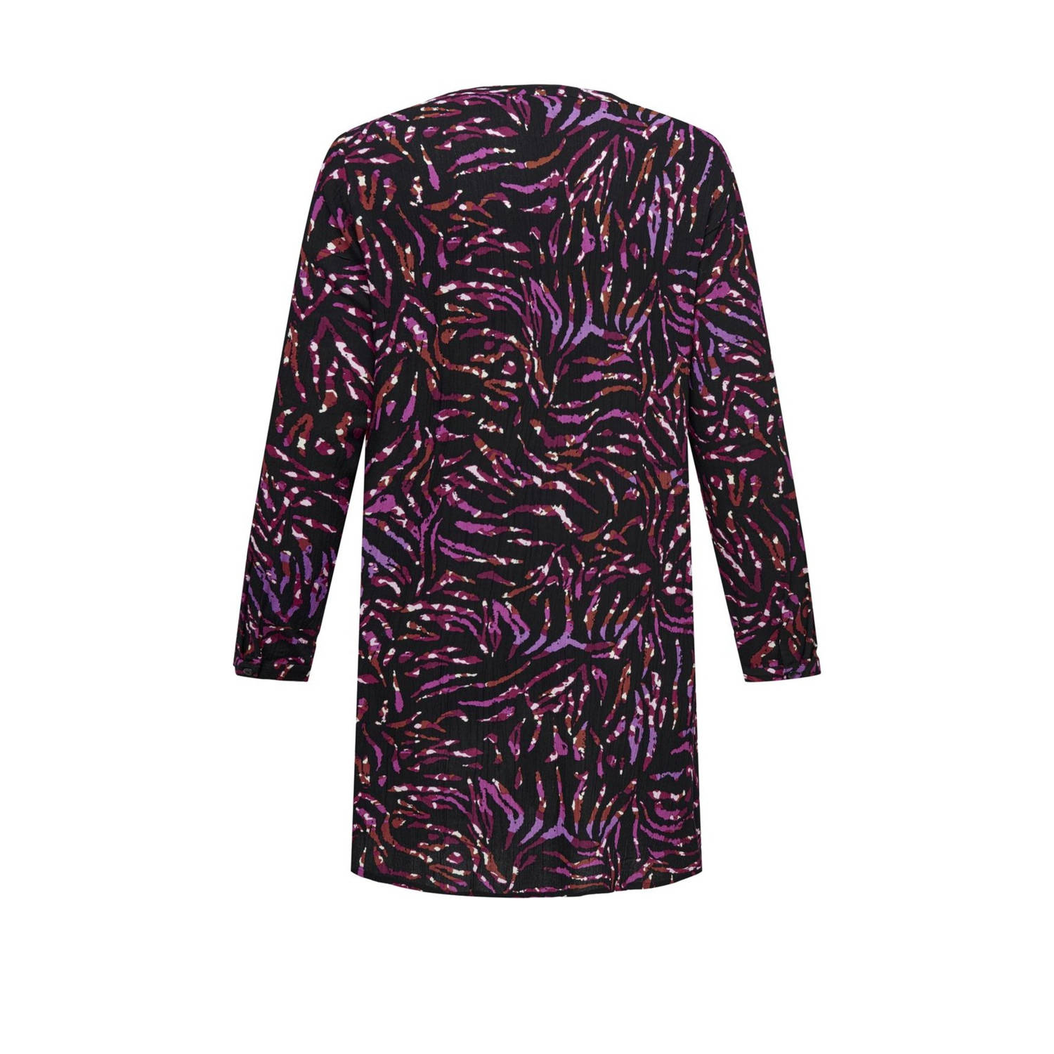 ONLY CARMAKOMA jurk CARNANCI met all over print zwart multi