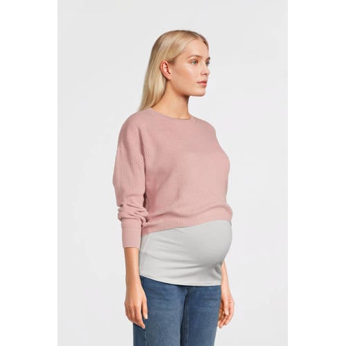 LOVE2WAIT one size zwangerschapstop lichtroze afbeelding