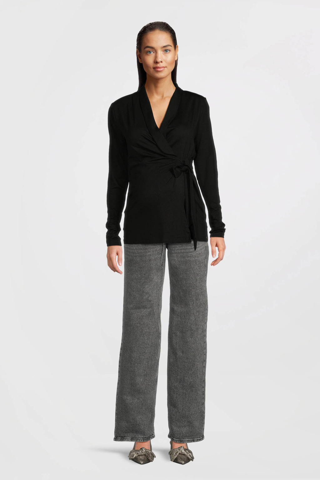 Noppies maternity zwangerschaps- en voedings mouwloze top rood
