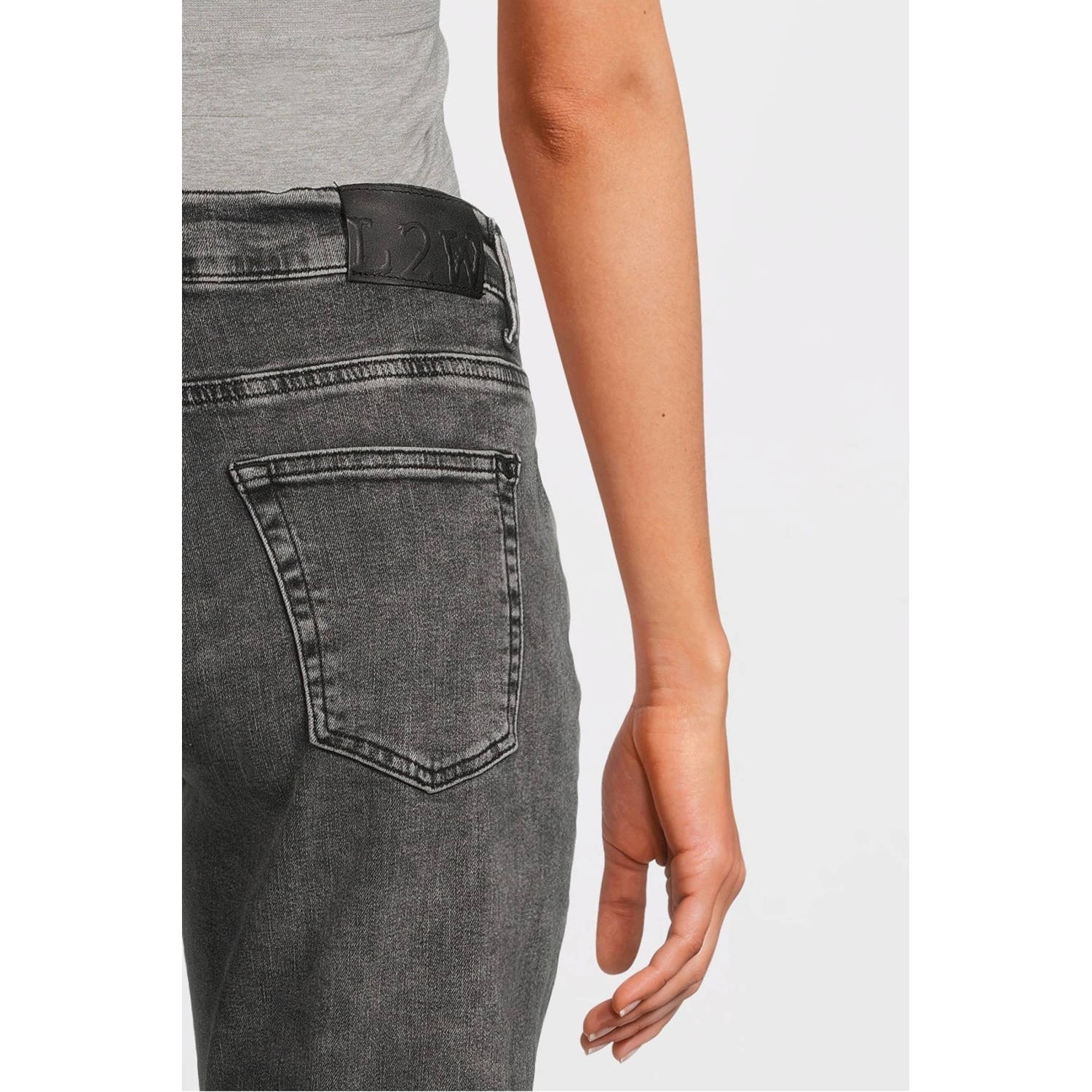 LOVE2WAIT zwangerschaps regular jeans grey denim